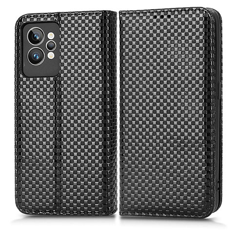 Funda de Cuero Cartera con Soporte Carcasa C03X para Realme GT2 Pro 5G Negro