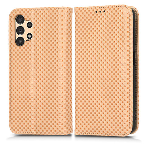 Funda de Cuero Cartera con Soporte Carcasa C03X para Samsung Galaxy A13 4G Oro