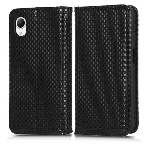 Funda de Cuero Cartera con Soporte Carcasa C03X para Samsung Galaxy A23 5G SC-56C Negro