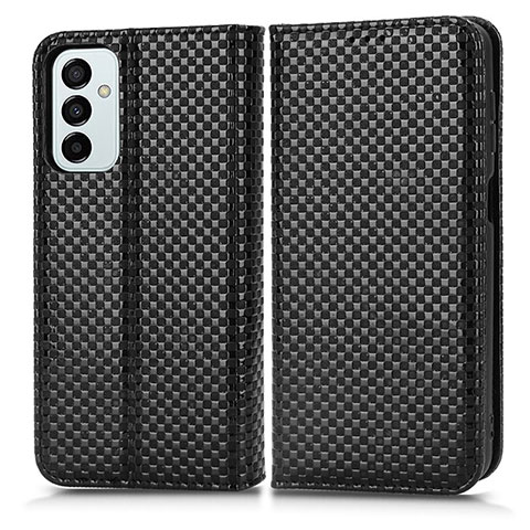 Funda de Cuero Cartera con Soporte Carcasa C03X para Samsung Galaxy F23 5G Negro