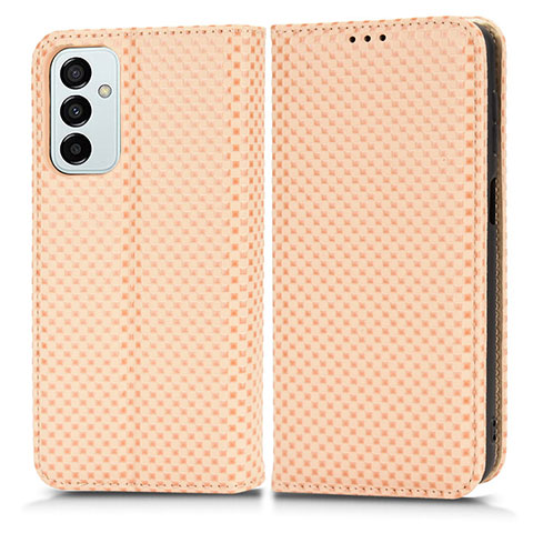 Funda de Cuero Cartera con Soporte Carcasa C03X para Samsung Galaxy F23 5G Oro