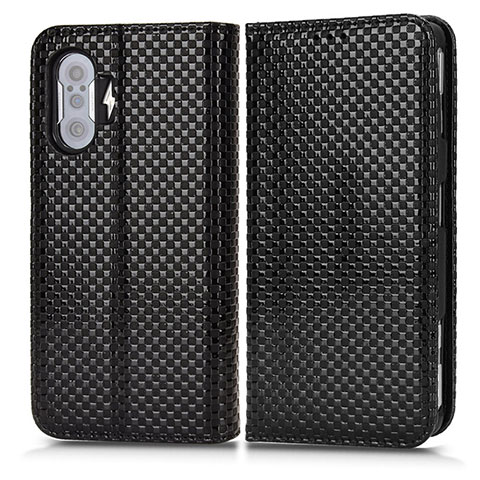 Funda de Cuero Cartera con Soporte Carcasa C03X para Xiaomi Poco F3 GT 5G Negro