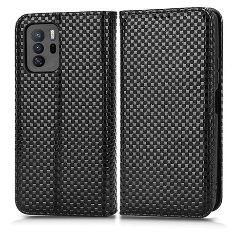 Funda de Cuero Cartera con Soporte Carcasa C03X para Xiaomi Poco X3 GT 5G Negro