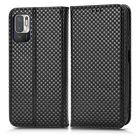 Funda de Cuero Cartera con Soporte Carcasa C03X para Xiaomi Redmi Note 11 SE 5G Negro