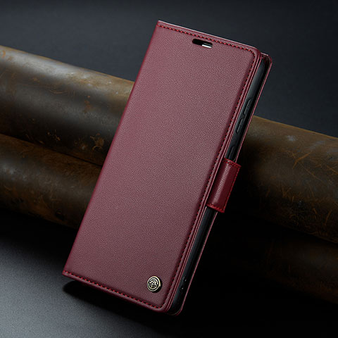 Funda de Cuero Cartera con Soporte Carcasa C04S para Oppo A78 4G Rojo