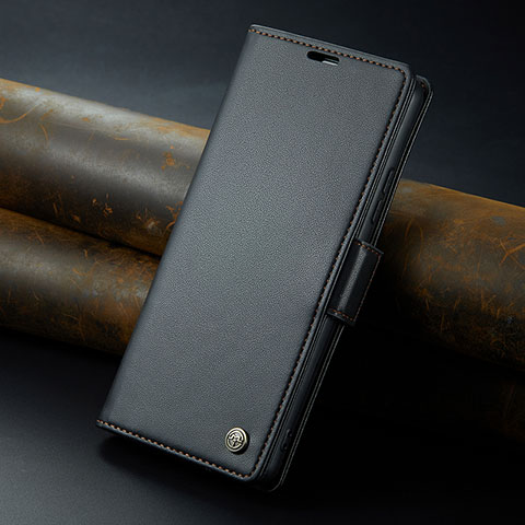 Funda de Cuero Cartera con Soporte Carcasa C04S para Xiaomi Poco C65 Negro