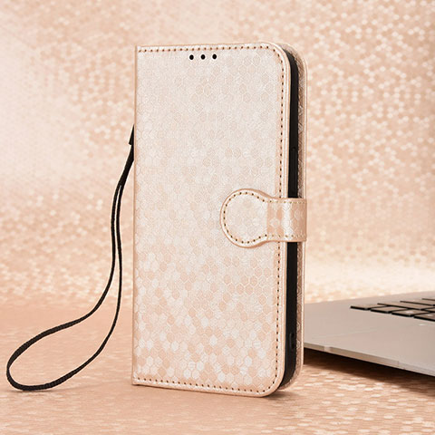 Funda de Cuero Cartera con Soporte Carcasa C04X para Huawei Honor X8a 5G Oro