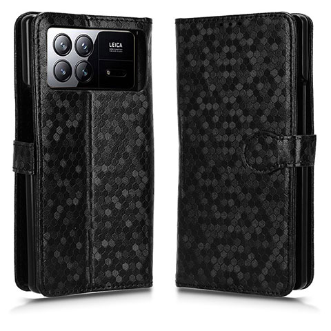 Funda de Cuero Cartera con Soporte Carcasa C04X para Xiaomi Mix Fold 3 5G Negro