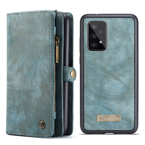 Funda de Cuero Cartera con Soporte Carcasa C06S para Samsung Galaxy A33 5G Azul