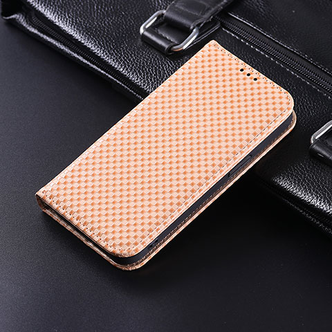 Funda de Cuero Cartera con Soporte Carcasa C06X para Google Pixel 6 5G Oro