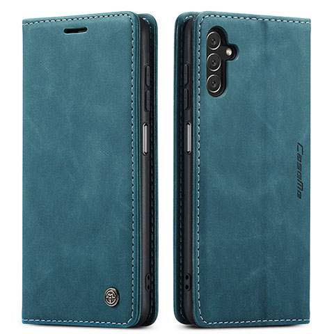 Funda de Cuero Cartera con Soporte Carcasa C10S para Samsung Galaxy A04s Azul