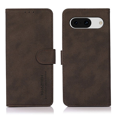 Funda de Cuero Cartera con Soporte Carcasa D01Y para Google Pixel 8a 5G Marron