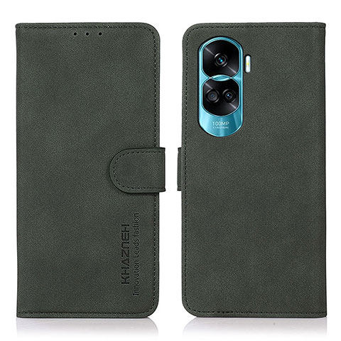 Funda de Cuero Cartera con Soporte Carcasa D01Y para Huawei Honor 90 Lite 5G Verde