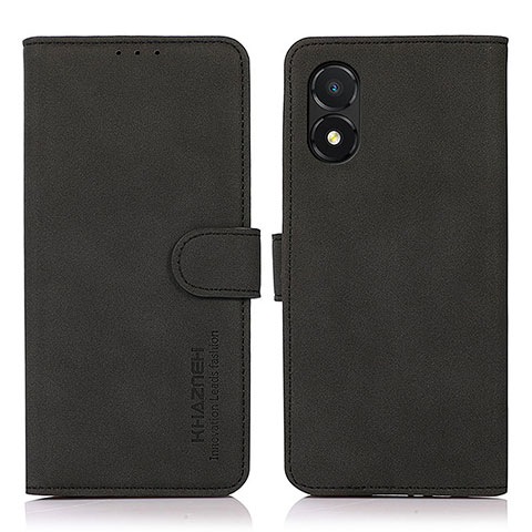 Funda de Cuero Cartera con Soporte Carcasa D01Y para Huawei Honor X5 Negro