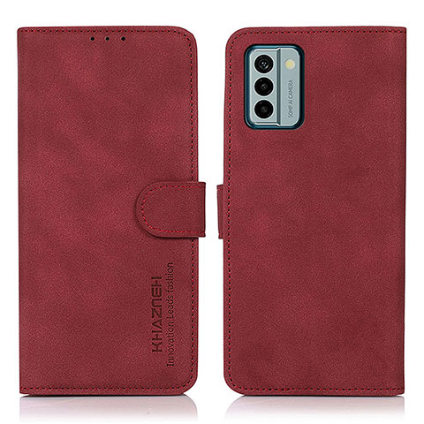 Funda de Cuero Cartera con Soporte Carcasa D01Y para Nokia G22 Rojo