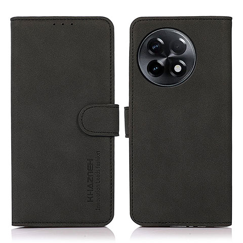 Funda de Cuero Cartera con Soporte Carcasa D01Y para OnePlus 11R 5G Negro