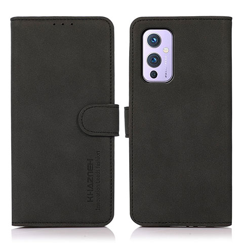 Funda de Cuero Cartera con Soporte Carcasa D01Y para OnePlus 9 5G Negro