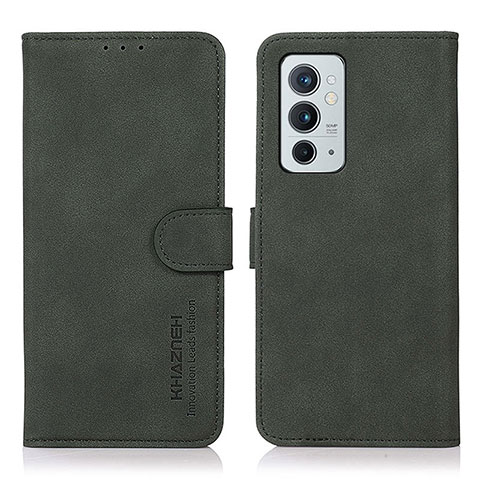 Funda de Cuero Cartera con Soporte Carcasa D01Y para OnePlus 9RT 5G Verde