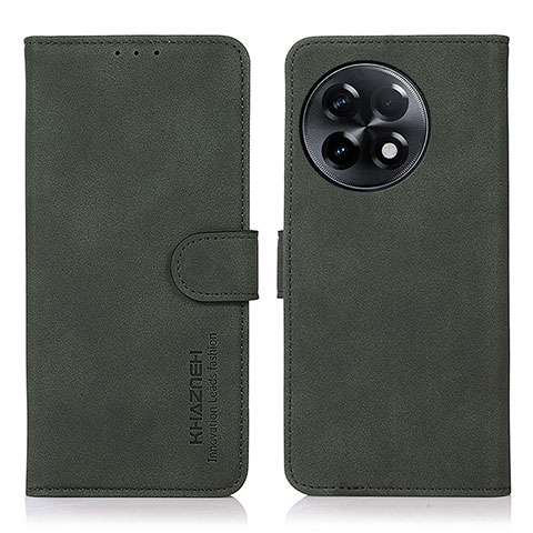 Funda de Cuero Cartera con Soporte Carcasa D01Y para OnePlus Ace 2 5G Verde