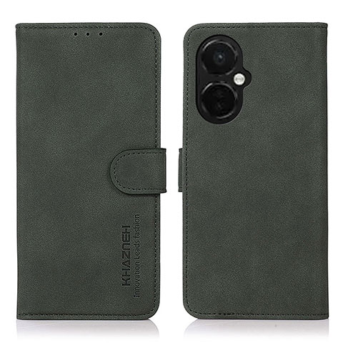 Funda de Cuero Cartera con Soporte Carcasa D01Y para OnePlus Nord CE 3 5G Verde