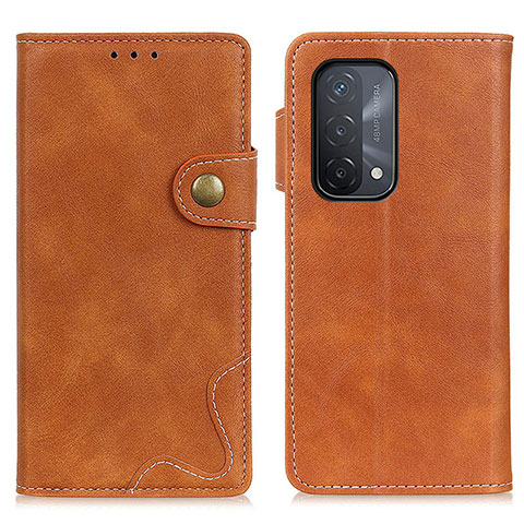 Funda de Cuero Cartera con Soporte Carcasa D01Y para Oppo A93 5G Marron