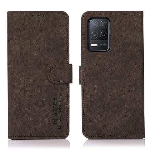 Funda de Cuero Cartera con Soporte Carcasa D01Y para Realme 8 5G Marron