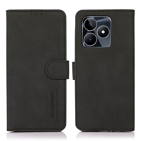 Funda de Cuero Cartera con Soporte Carcasa D01Y para Realme C51 Negro