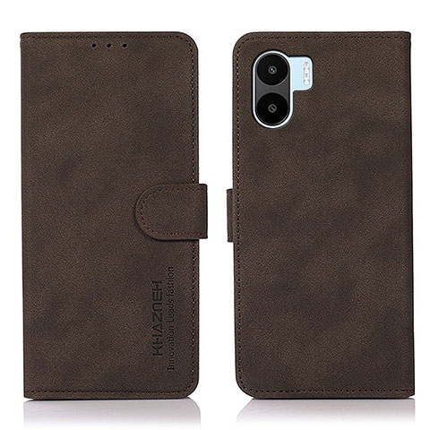 Funda de Cuero Cartera con Soporte Carcasa D01Y para Xiaomi Poco C50 Marron