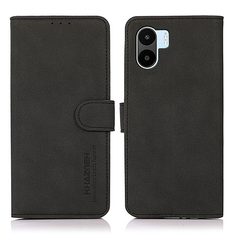 Funda de Cuero Cartera con Soporte Carcasa D01Y para Xiaomi Poco C50 Negro