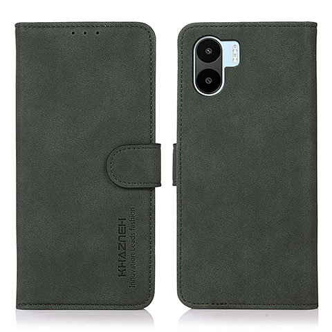 Funda de Cuero Cartera con Soporte Carcasa D01Y para Xiaomi Poco C50 Verde