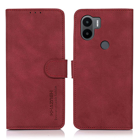 Funda de Cuero Cartera con Soporte Carcasa D01Y para Xiaomi Redmi A1 Plus Rojo