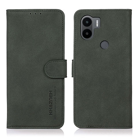 Funda de Cuero Cartera con Soporte Carcasa D01Y para Xiaomi Redmi A1 Plus Verde