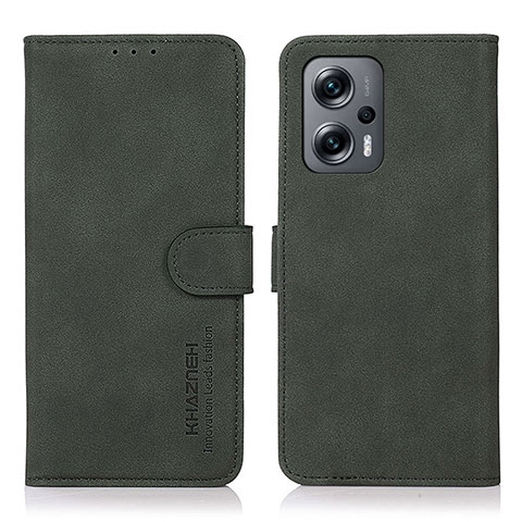 Funda de Cuero Cartera con Soporte Carcasa D01Y para Xiaomi Redmi Note 12 Turbo 5G Verde