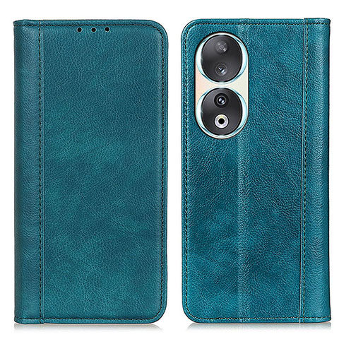 Funda de Cuero Cartera con Soporte Carcasa D03Y para Huawei Honor 90 5G Verde