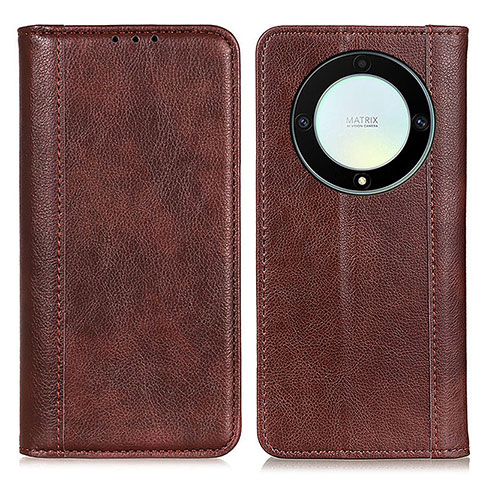 Funda de Cuero Cartera con Soporte Carcasa D03Y para Huawei Honor Magic5 Lite 5G Marron