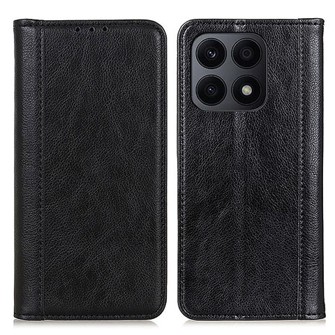 Funda de Cuero Cartera con Soporte Carcasa D03Y para Huawei Honor X8a 4G Negro