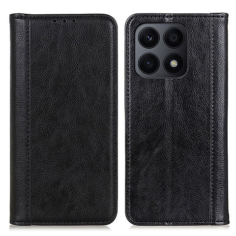 Funda de Cuero Cartera con Soporte Carcasa D03Y para Huawei Honor X8a 4G Negro