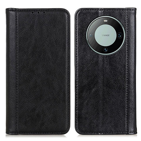 Funda de Cuero Cartera con Soporte Carcasa D03Y para Huawei Mate 60 Pro Negro