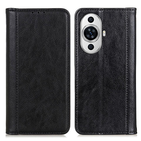 Funda de Cuero Cartera con Soporte Carcasa D03Y para Huawei Nova 11 Negro