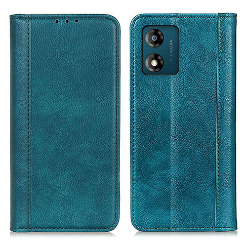 Funda de Cuero Cartera con Soporte Carcasa D03Y para Motorola Moto E13 Verde