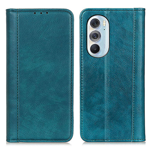 Funda de Cuero Cartera con Soporte Carcasa D03Y para Motorola Moto Edge Plus (2022) 5G Verde