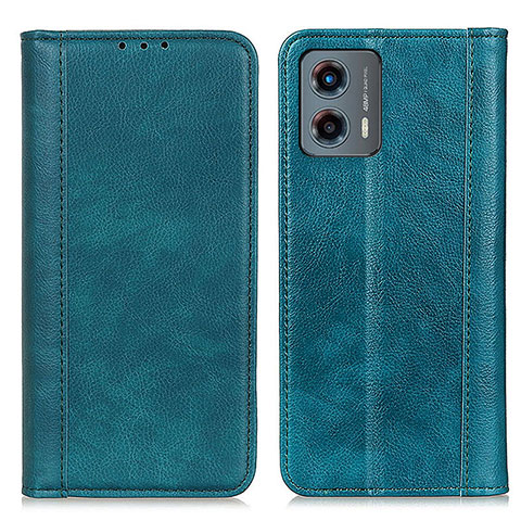 Funda de Cuero Cartera con Soporte Carcasa D03Y para Motorola Moto G 5G (2023) Verde