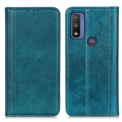 Funda de Cuero Cartera con Soporte Carcasa D03Y para Motorola Moto G Pure Verde