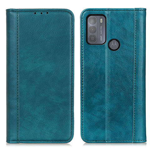 Funda de Cuero Cartera con Soporte Carcasa D03Y para Motorola Moto G50 Verde