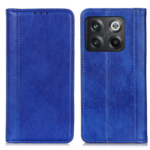 Funda de Cuero Cartera con Soporte Carcasa D03Y para OnePlus 10T 5G Azul