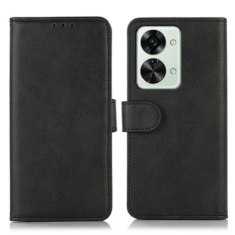 Funda de Cuero Cartera con Soporte Carcasa D03Y para OnePlus Nord 2T 5G Negro