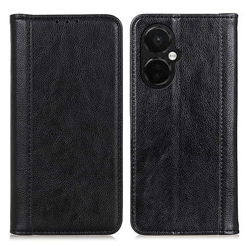 Funda de Cuero Cartera con Soporte Carcasa D03Y para OnePlus Nord CE 3 5G Negro