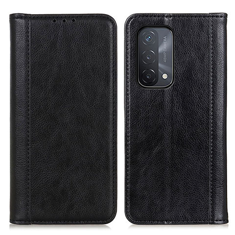 Funda de Cuero Cartera con Soporte Carcasa D03Y para Oppo A54 5G Negro