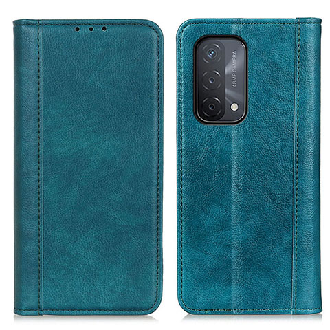 Funda de Cuero Cartera con Soporte Carcasa D03Y para Oppo A54 5G Verde