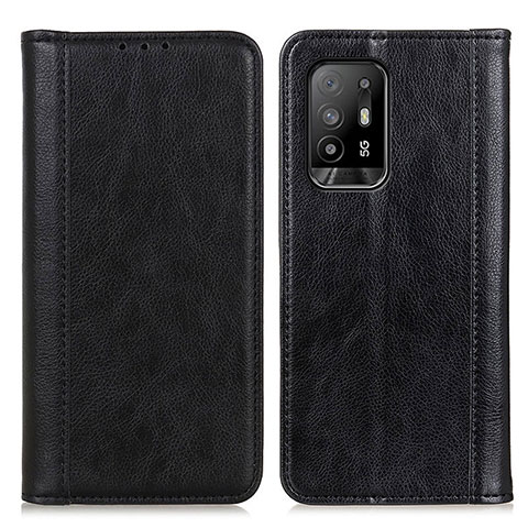 Funda de Cuero Cartera con Soporte Carcasa D03Y para Oppo A94 5G Negro